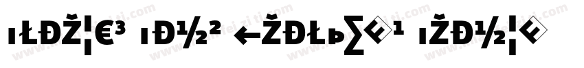 Scalter Sans BlackExp Slant字体转换